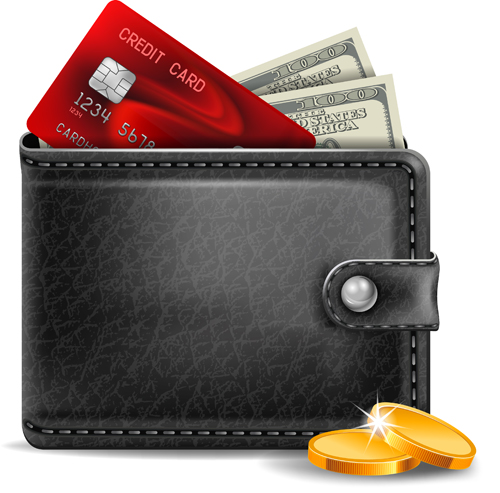 Credit card creative design elements 01