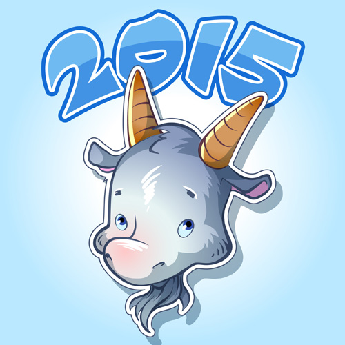 goat cute background 2015 