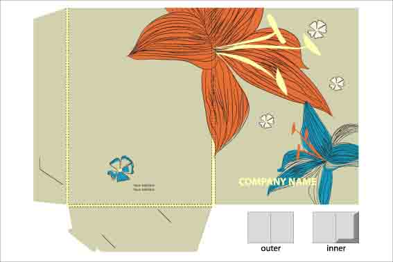 Set of Layout Packing box design elements vector 03