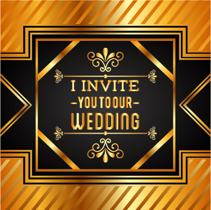 Luxury gold business cards template vector 17