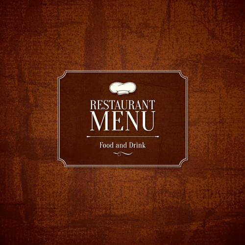 restaurant modern menu 