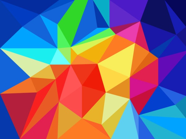 multicolor geometric shapes Geometric Shape background 