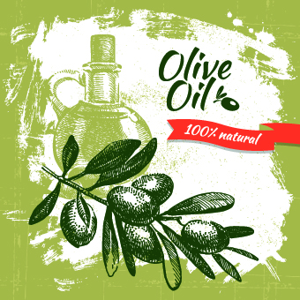 olive oil olive oil live background vector background 