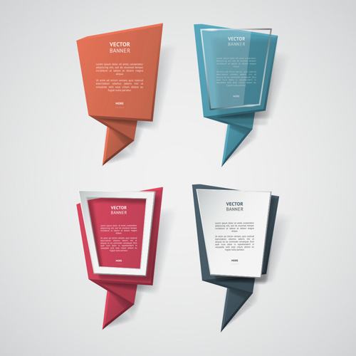 origami business banners 