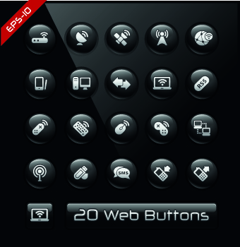 web button shiny button design button black 