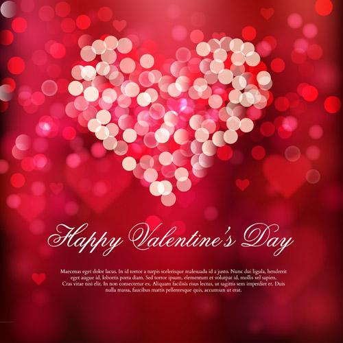 valentine shiny red background heart background 