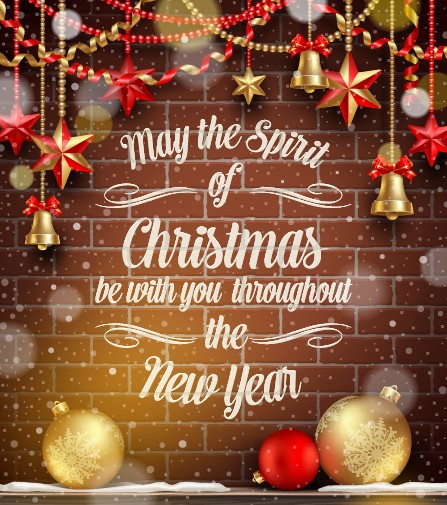 Vector set of Christmas background design 01