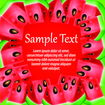 watermelon vector graphic background vector background 