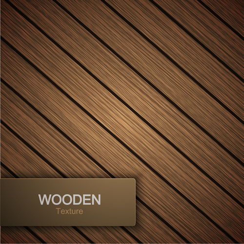 Wooden texture background design vector 04