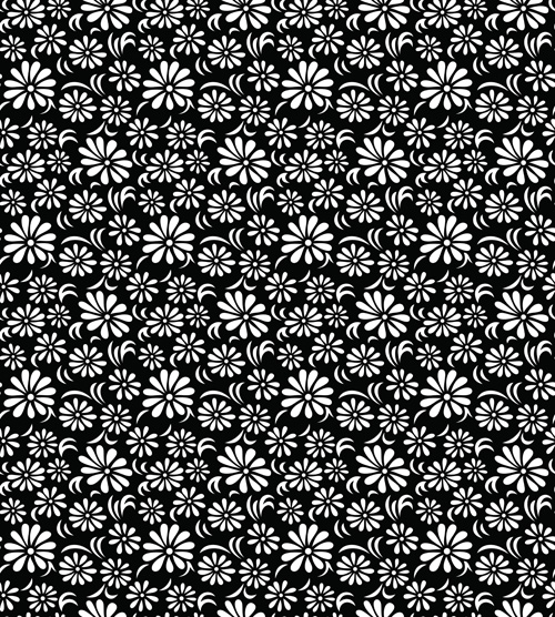 Black floral backgrounds 04