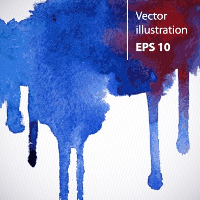 Watercolor abstract background vector set 05