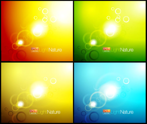 Abstract of Halation background vector 02