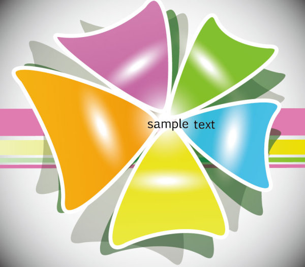 Colorful Template creative vector background 01