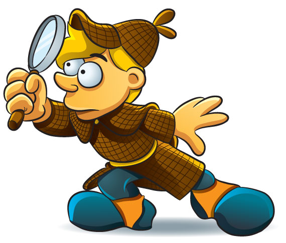 Funny of cartoon boy vector 02
