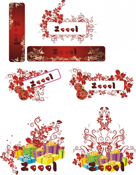 Floral border vector
