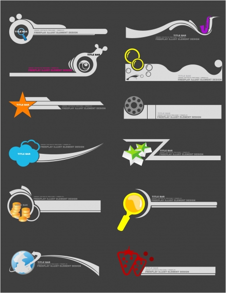 bottom border 3 vector