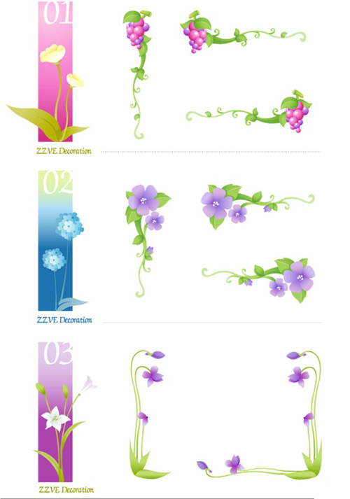 Fresh Border angle vector