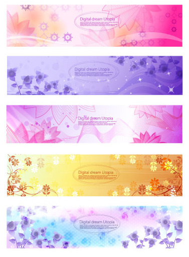 Flower background vector