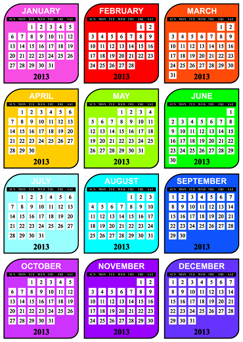 planner elements element calendars calendar 2013 