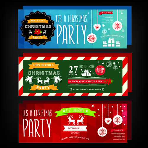 party invitation christmas banners 2015 