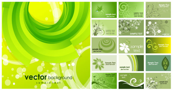 variety of commonly used background vector graphic