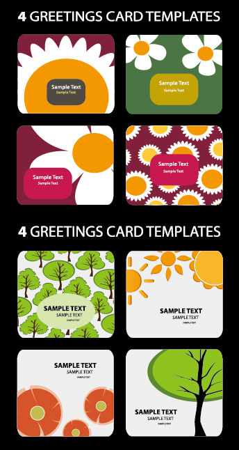Lovely card background vector Graphic