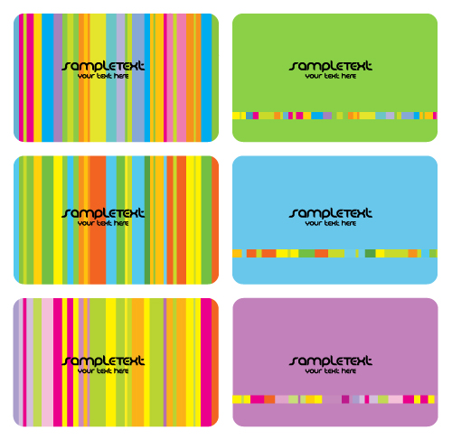 Cute Color card design vector