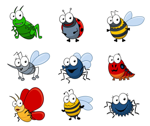insects insect funny cartoon  