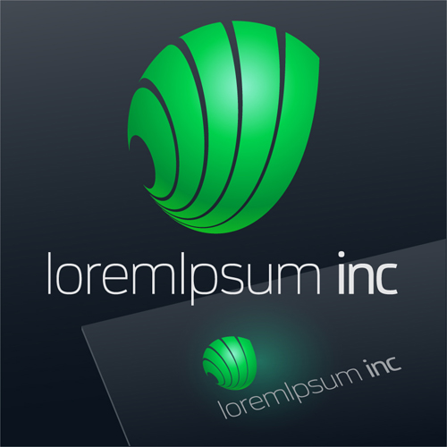 Abstract business logos excellent design vector 02