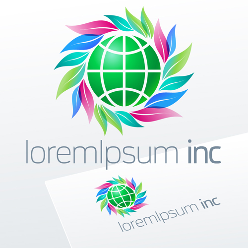 Abstract business logos excellent design vector 11