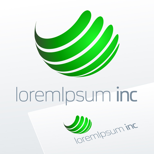 Abstract business logos excellent design vector 13
