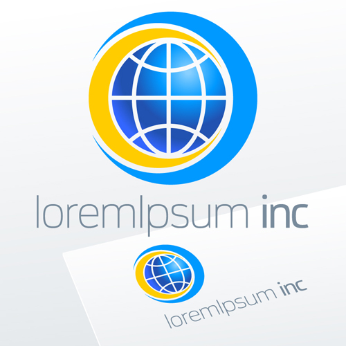 Abstract business logos excellent design vector 14