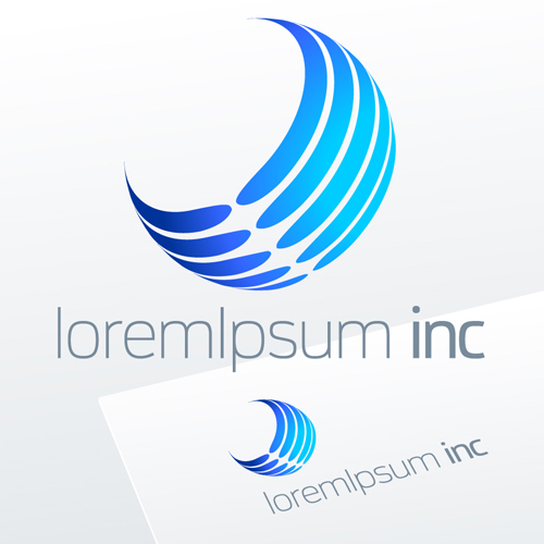 Abstract business logos excellent design vector 16