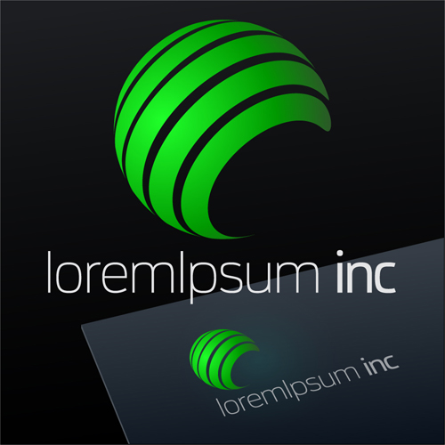 Abstract business logos excellent design vector 17