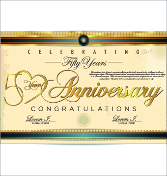 Anniversary celebrating illustration design vector 02
