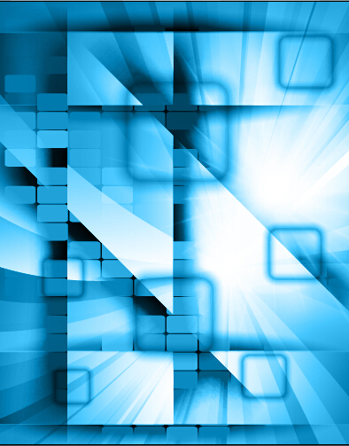 Blue style tech background art vector 03