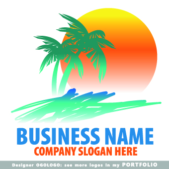 Modern business logos creative design vectors 01