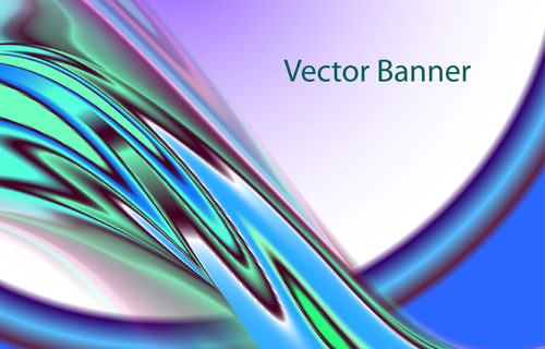Chrome abstract shiny background vector 01