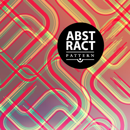 Colored abstract pattern vectors material