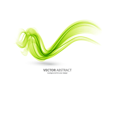 Colored curved lines abstract background vector 12
