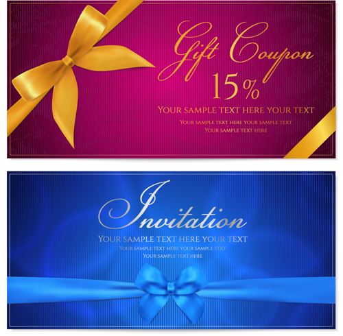 Coupon design elements vector 05