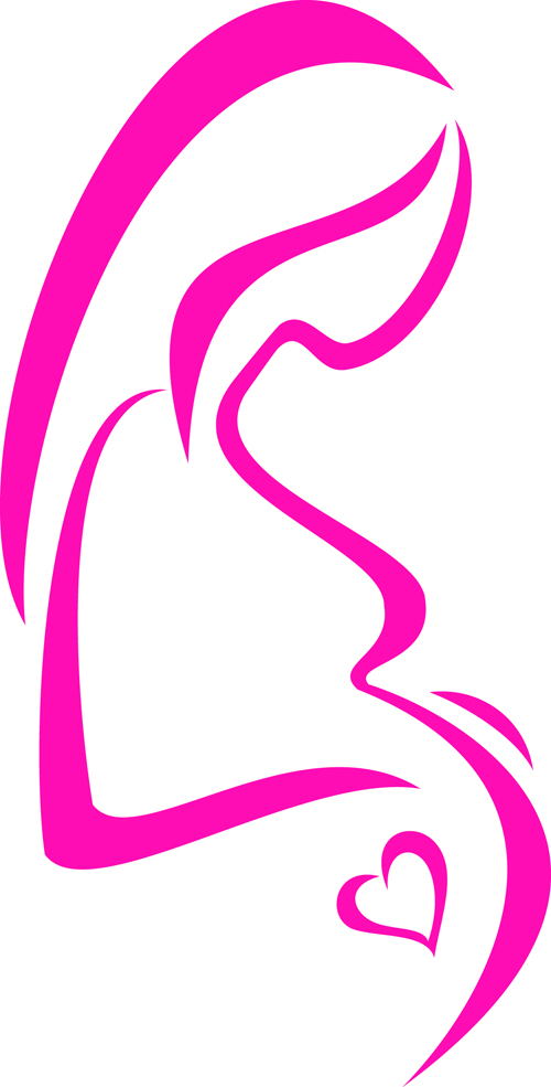 Creative maternity vector design graphics 02