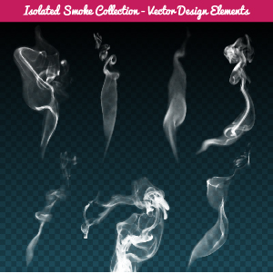 Dynamic smoke vector design material