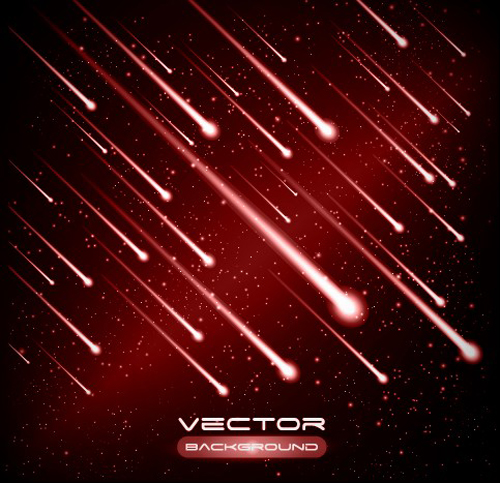 Set of Lightning flash elements background vector 04