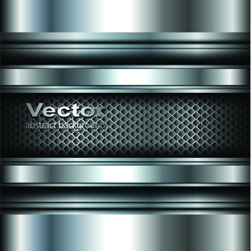 luxurious Metal Vector Backgrounds 01