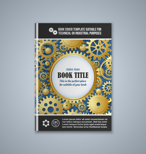Set of book cover creative vector 01 Set of book cover creative vector 01