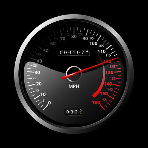 Speedometer vector set 01