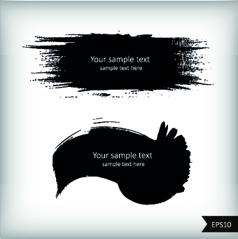 Splash ink creative background vector 01