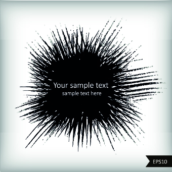 Splash ink creative background vector 02