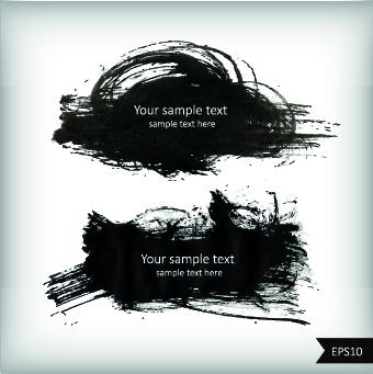 Splash ink creative background vector 05